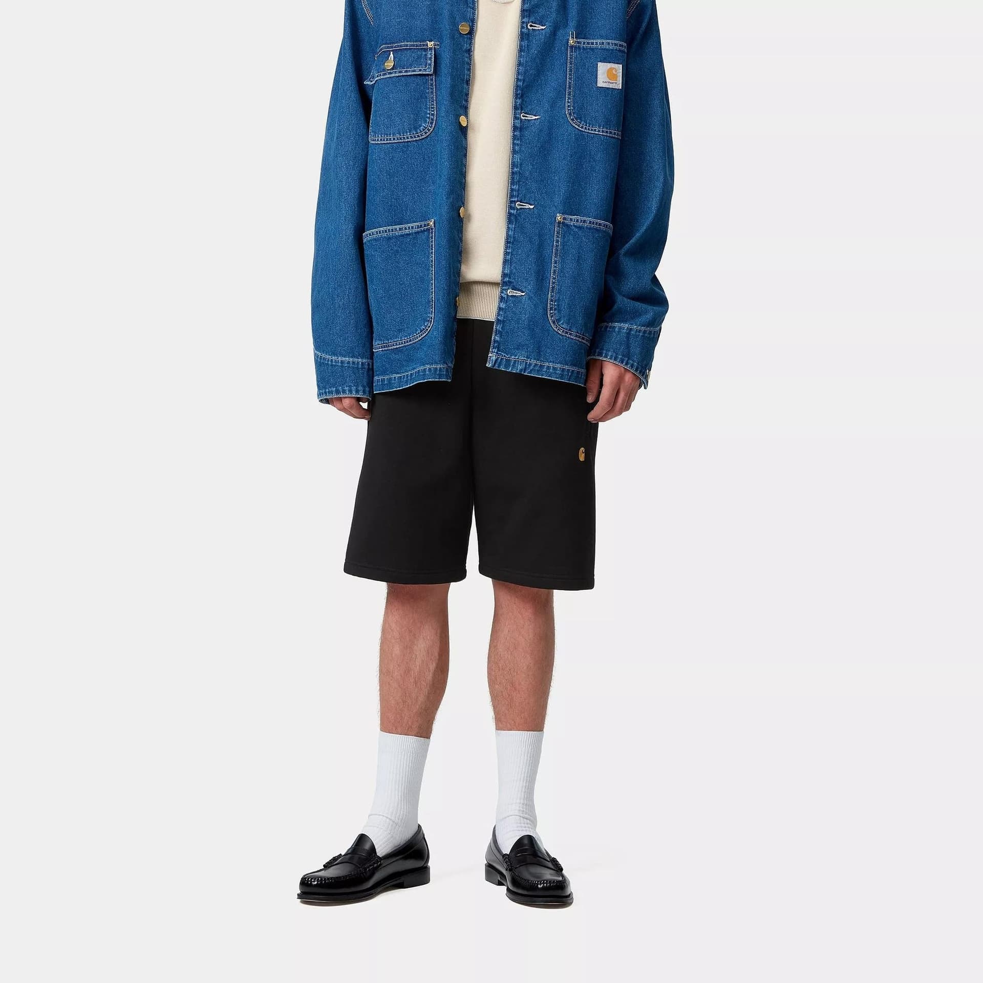 Shorts Carhartt Chase Sweat black gold - 3
