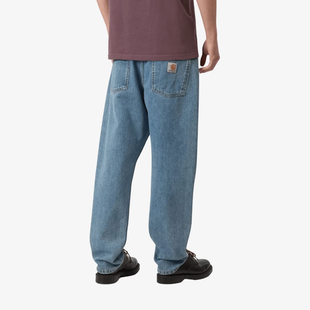 Pantaloni Carhartt Newel blue stone bleach - 4