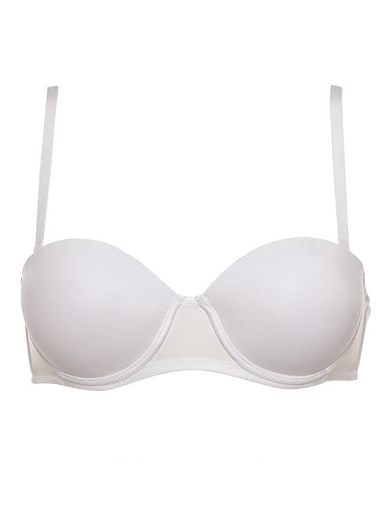 Reggiseno fascia graduata spalline staccabili pura coppa b lormar - 2
