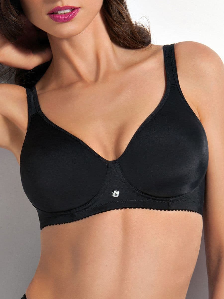 Reggiseno foderato in cotone, rinforzato internamente, senza ferretto - 964 - SièLei