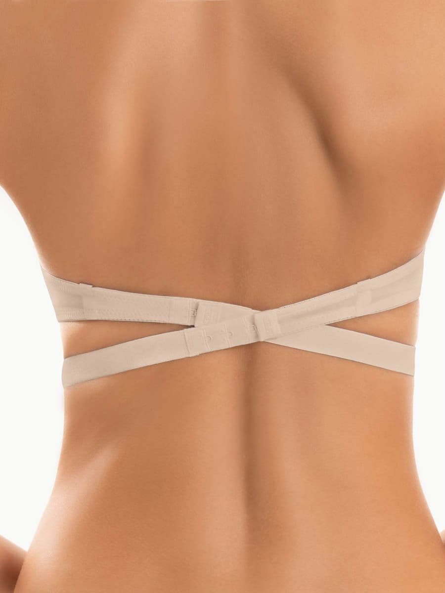 Reggiseno multifunzione con coppe graduate, ferretto invisibile, spalline removibili + spalline in silicone - 1590 SièLei - 9