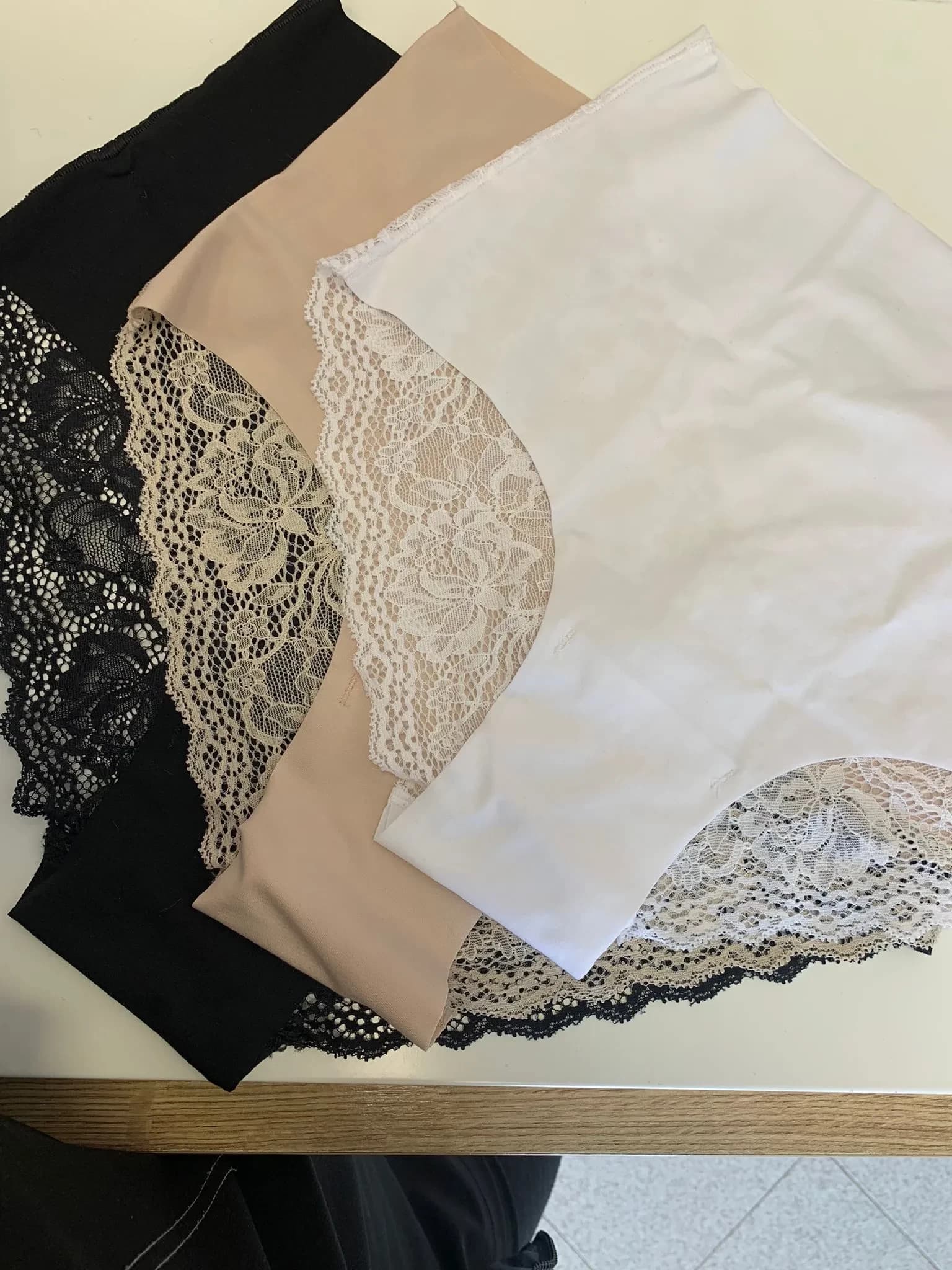 Slip donna jadea midi in pizzo senza cuciture 8016 - 3