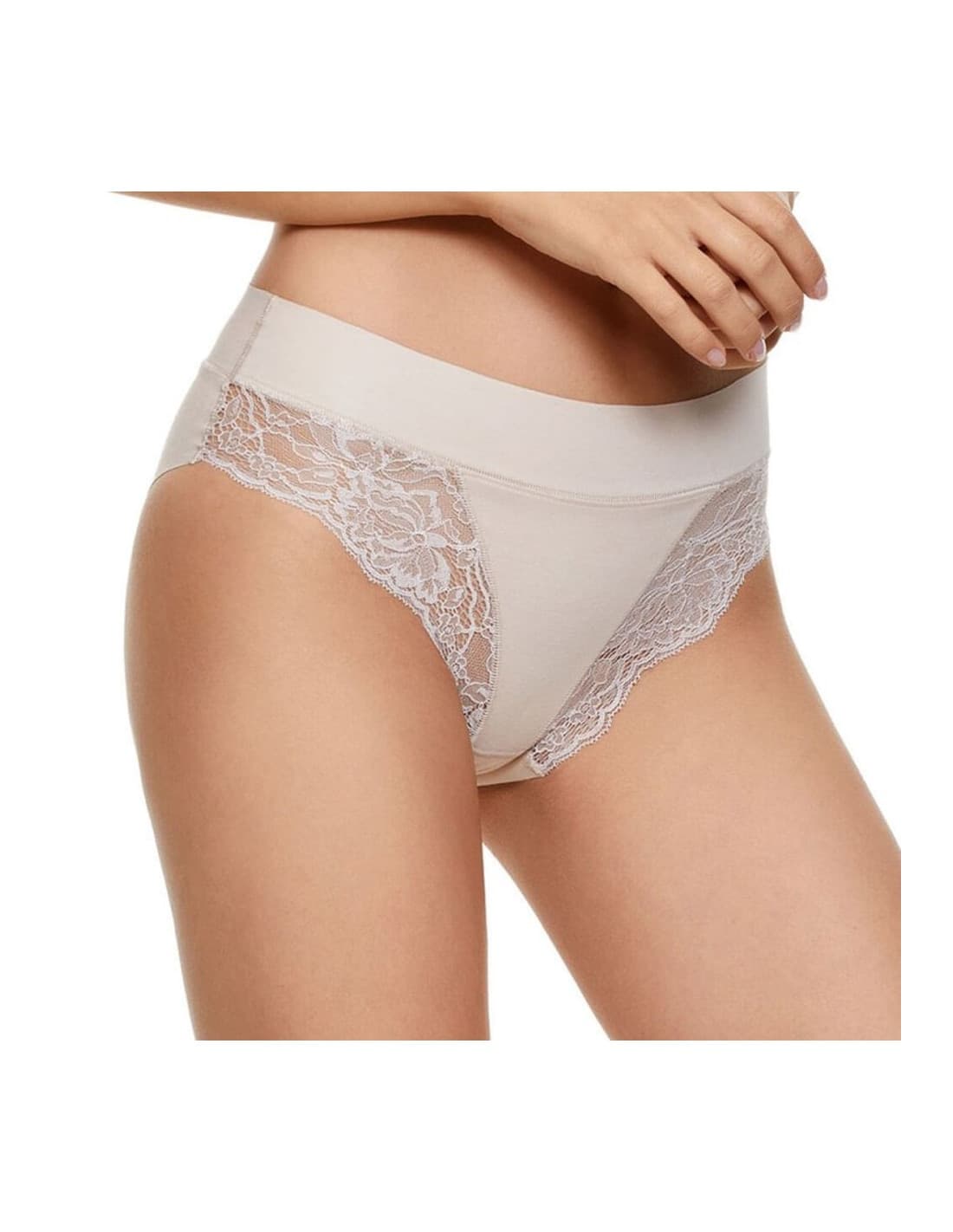 Slip donna jadea taglio laser con pizzo 8012 - 5