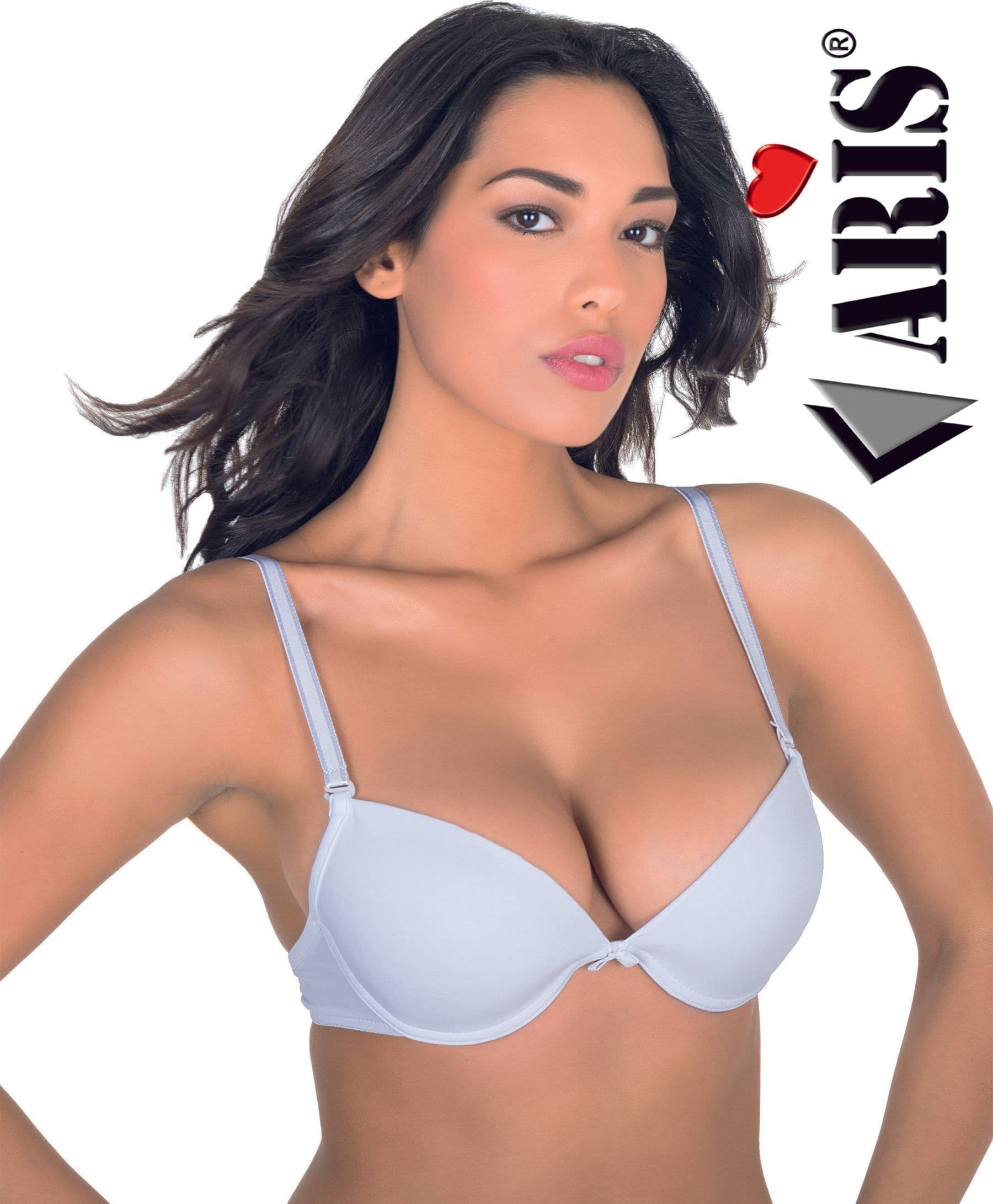 Reggiseno donna patrizia preformato in microfibra coppa b aris - 1
