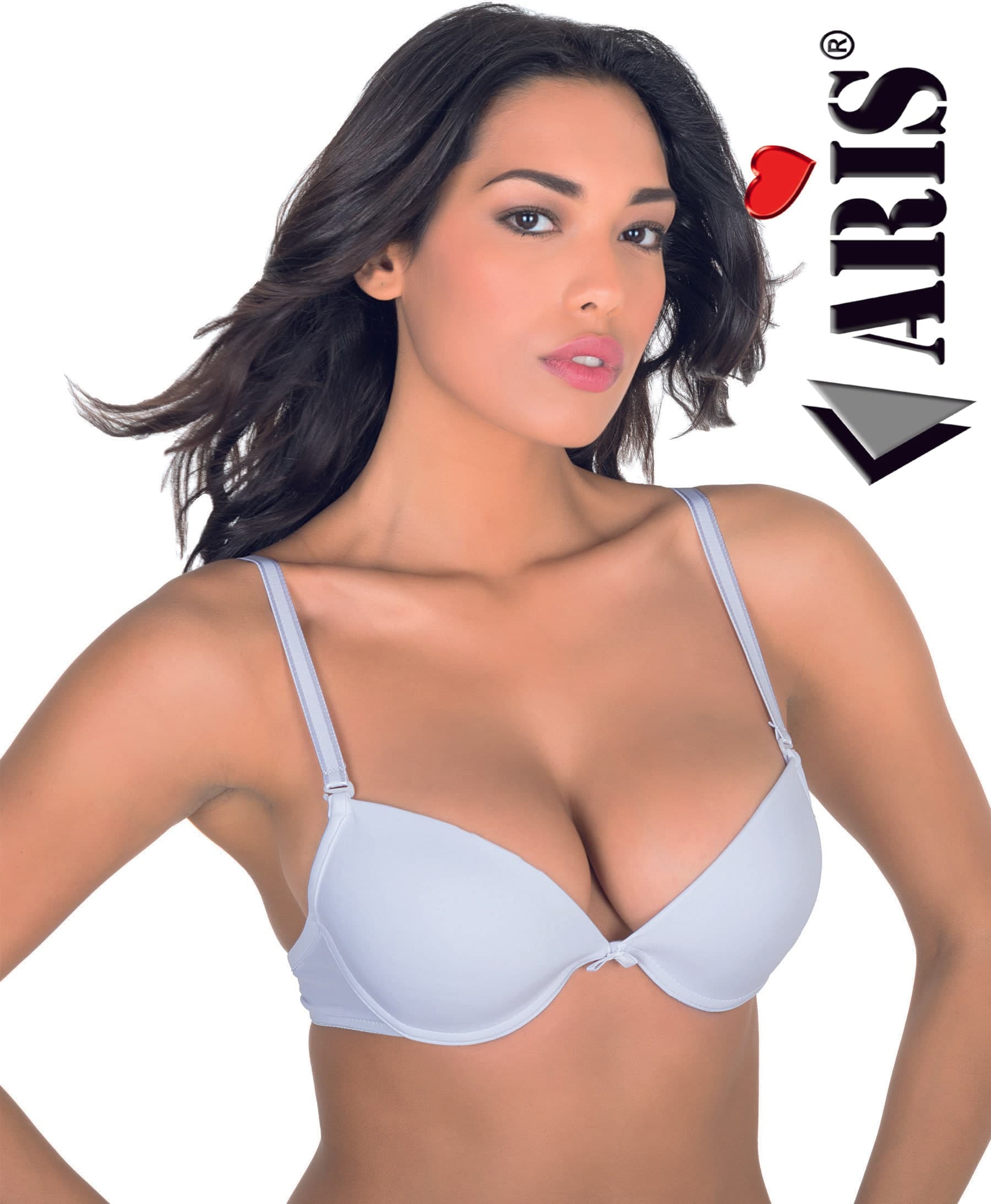 Reggiseno donna patrizia preformato in microfibra coppa b aris