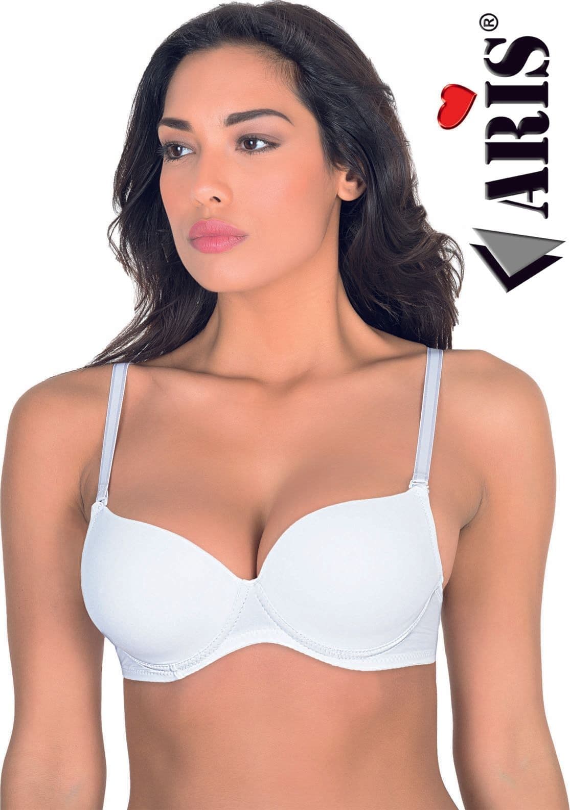 Reggiseno donna loriana in microfibra con imbottitura in gel coppa b aris - 1