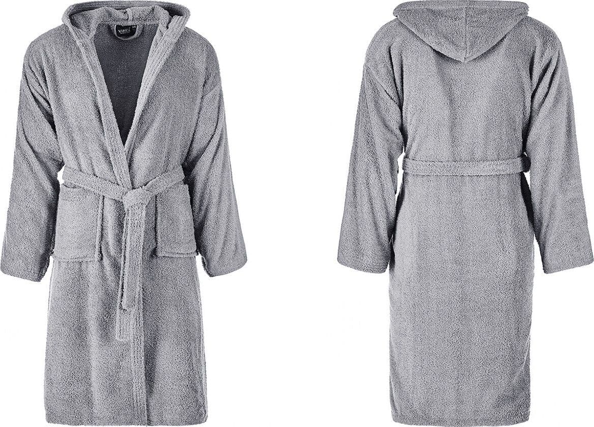 Accappatoio unisex in spugna di cotone vingi monaco - 5