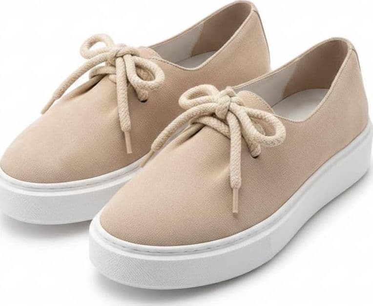 Frau slip on donna in pelle scamosciata ecru 41B2 - 2