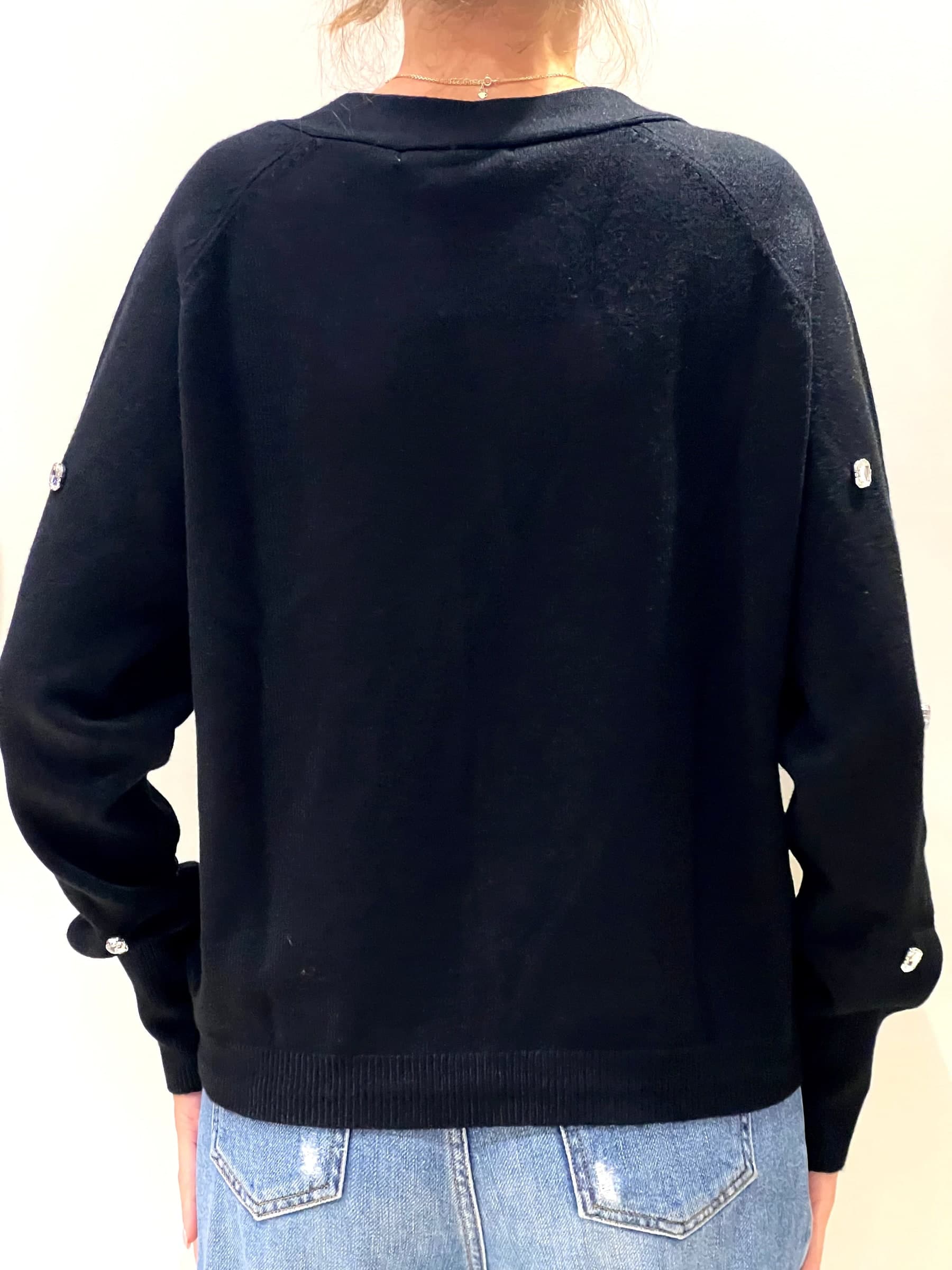 Cardigan in maglia con applicazioni - 3