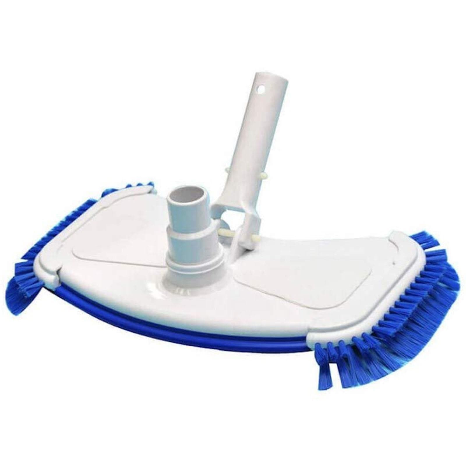 Aspirafango ovale con setole laterali per piscina, spazzola di pulizia fondo con snodo - 3