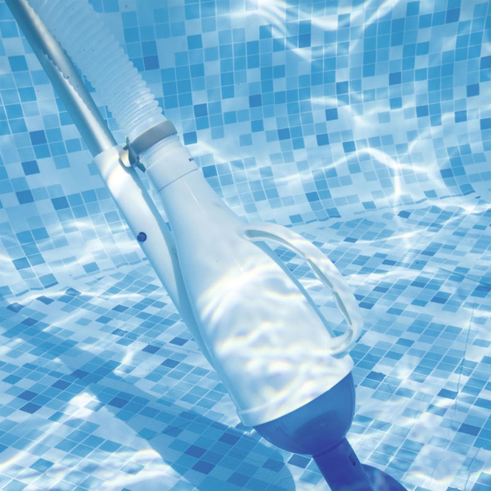 Kit di pulizia piscine tubo aspirafango accessorio vacum, spazzola - 3