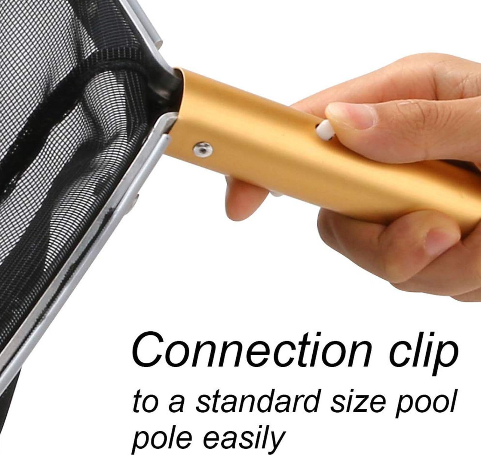 Retino di superficie professionale in alluminio per piscine manutenzione e pulizia - 3