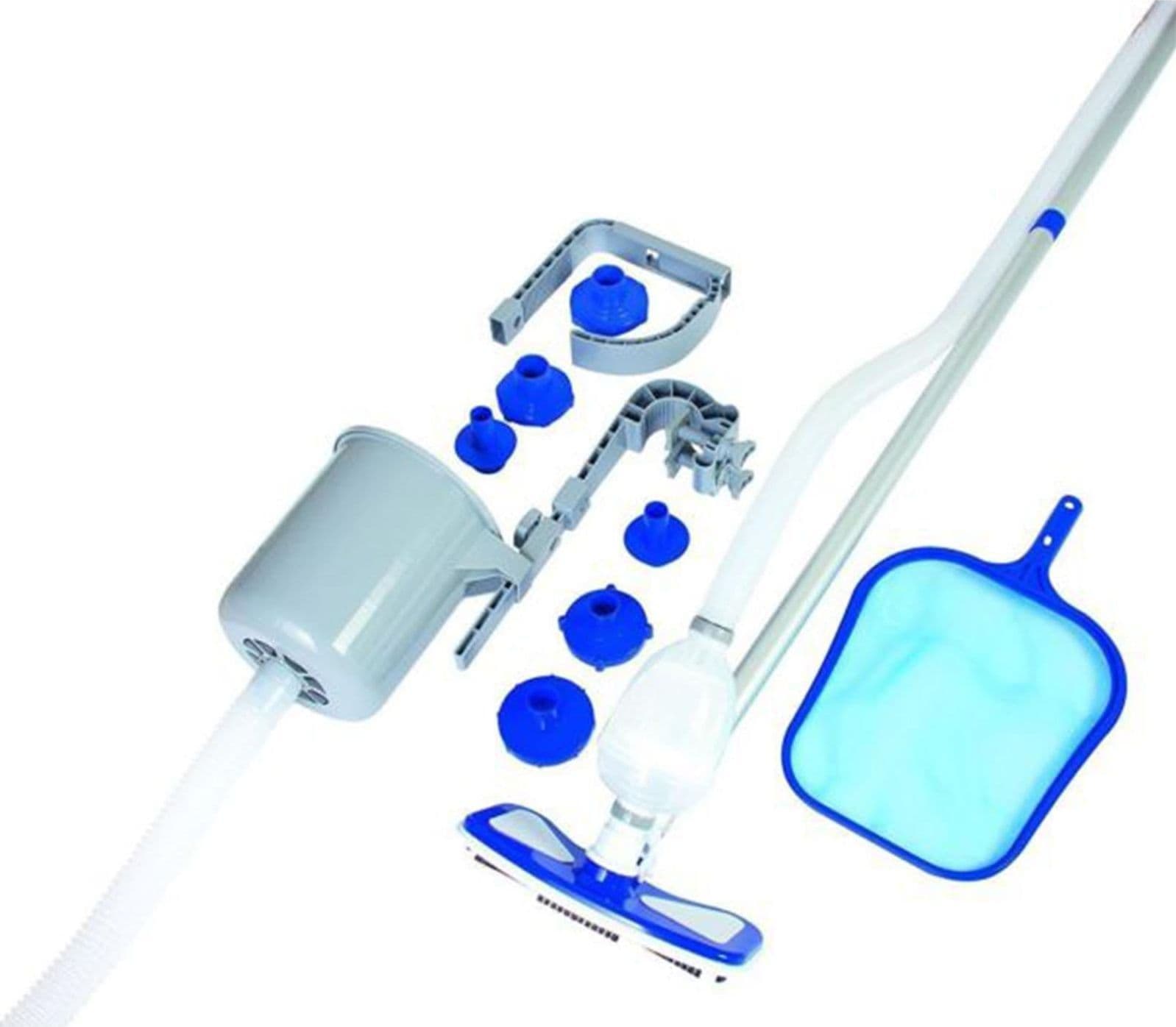 Kit completo di mantenimento "de luxe" per piscine con Aspirafango, Retino, Skimmer, asta Telescopica - 6