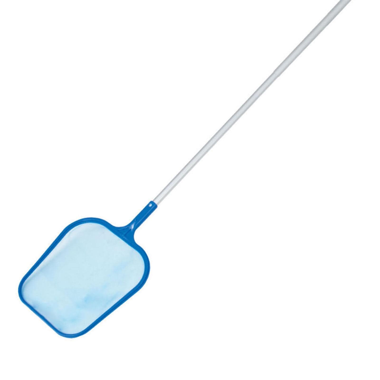 Retino di superficie per piscina con manico 150 cm raccogli foglie pvc - 4