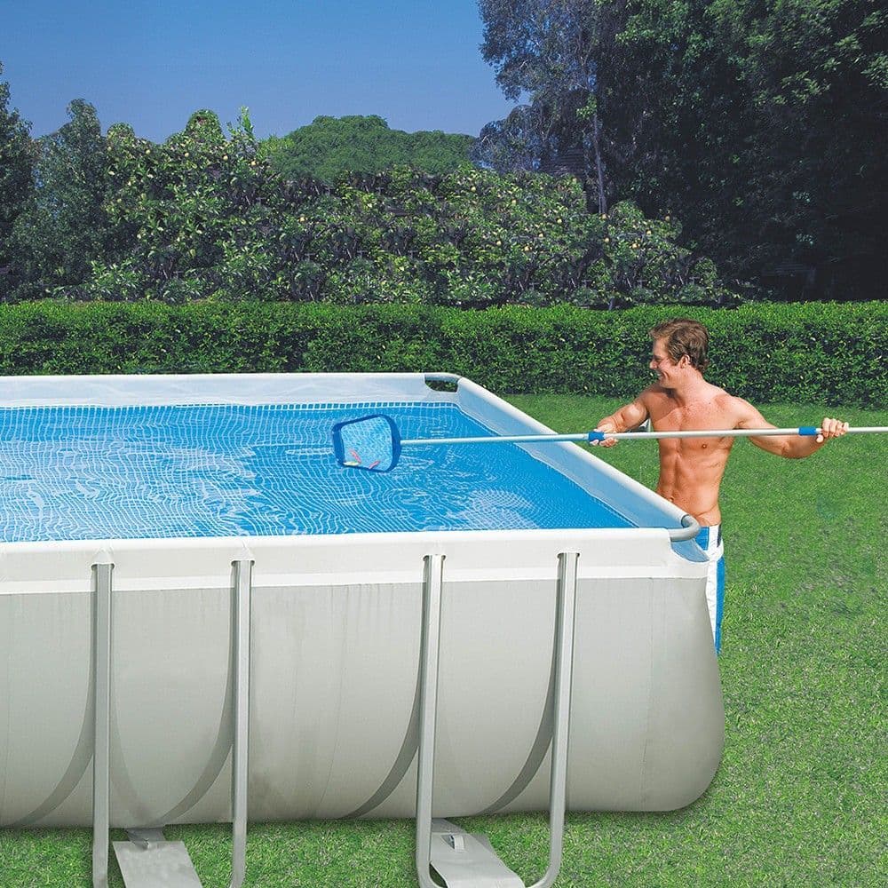 Kit di pulizia per piscina da 488 cm con spazzola aspira-fango e retino - 5