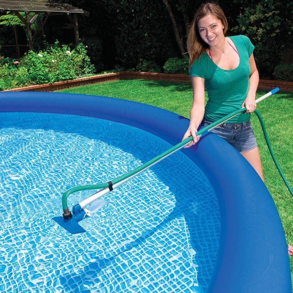 Kit di pulizia per piscina da 488 cm con spazzola aspira-fango e retino - 6