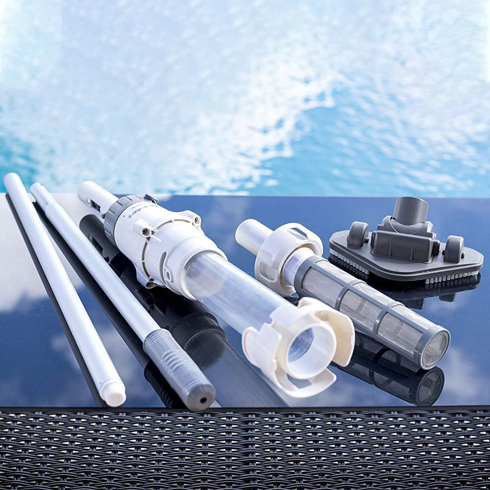 Aspiratore subacqueo a batteria Bestway per piscine e SPA pulitore automatico - 5