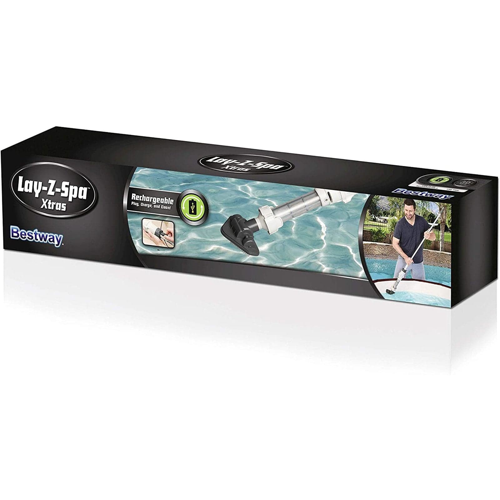 Aspiratore subacqueo a batteria Bestway per piscine e SPA pulitore automatico - 10