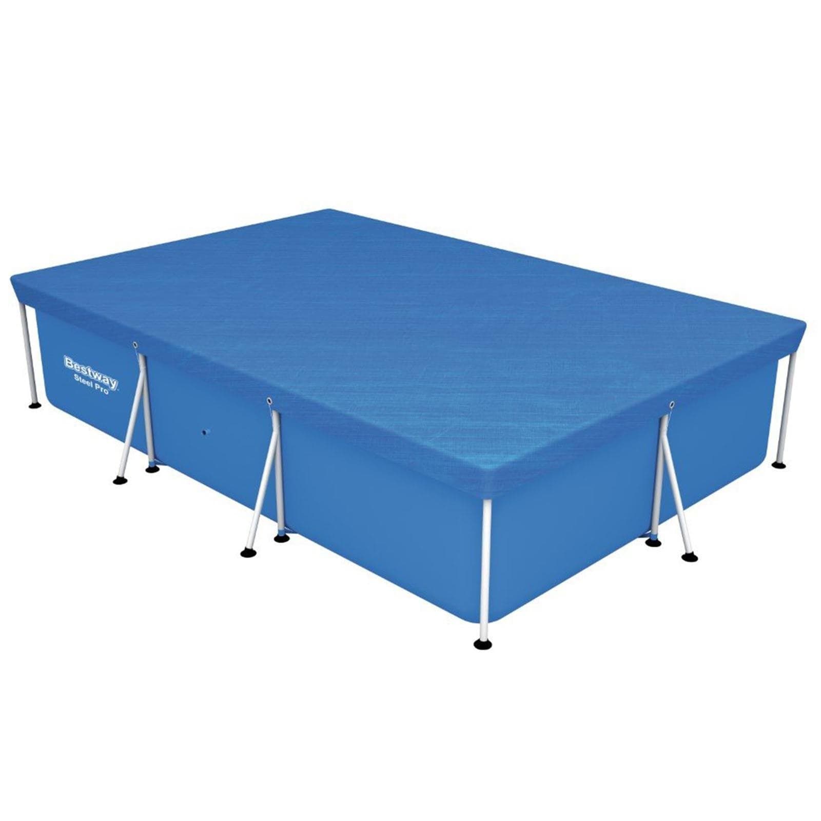 Telo di ricambio per copertura piscina rettangolare con telaio Bestway e Intex - 9