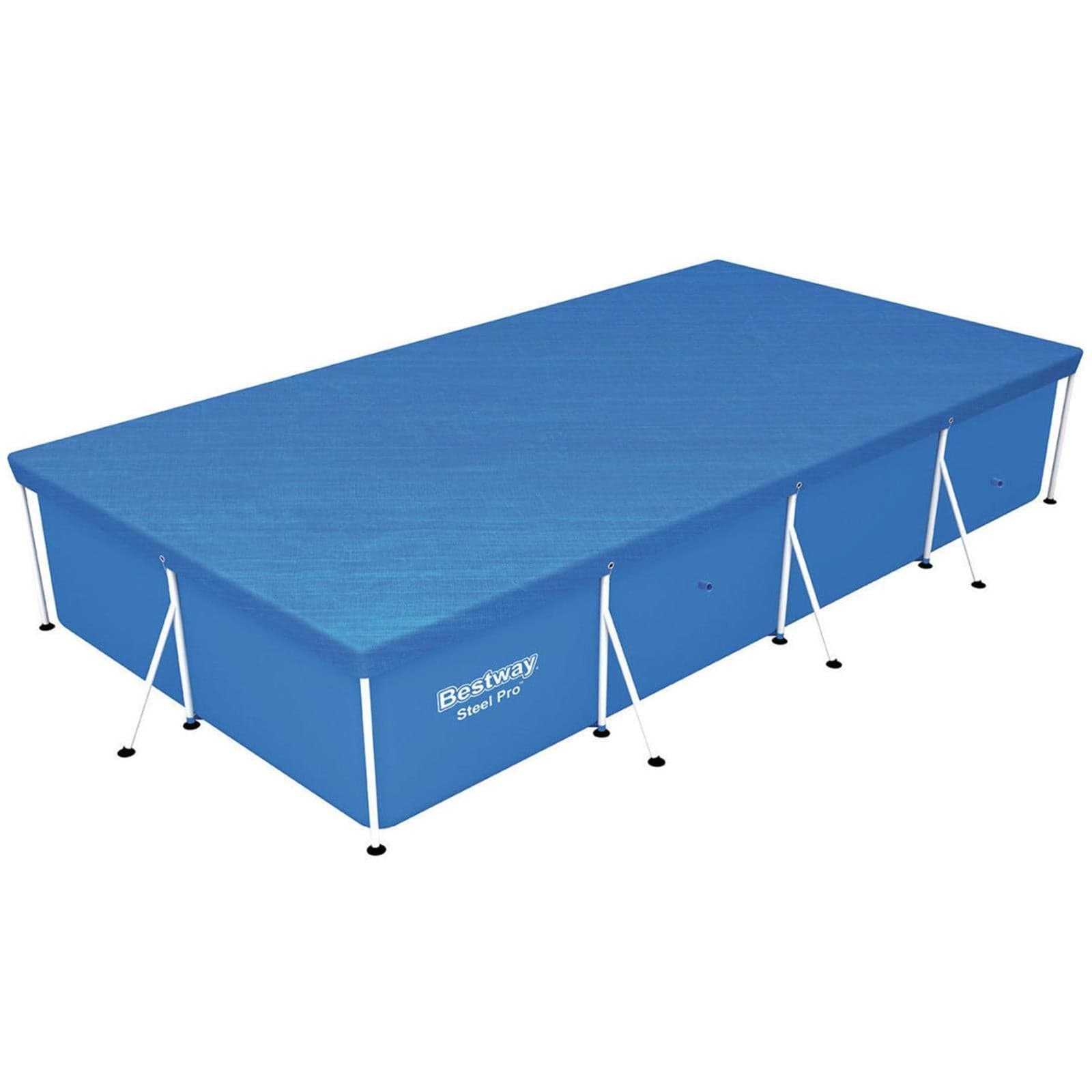 Telo di ricambio per copertura piscina rettangolare con telaio Bestway e Intex - 2
