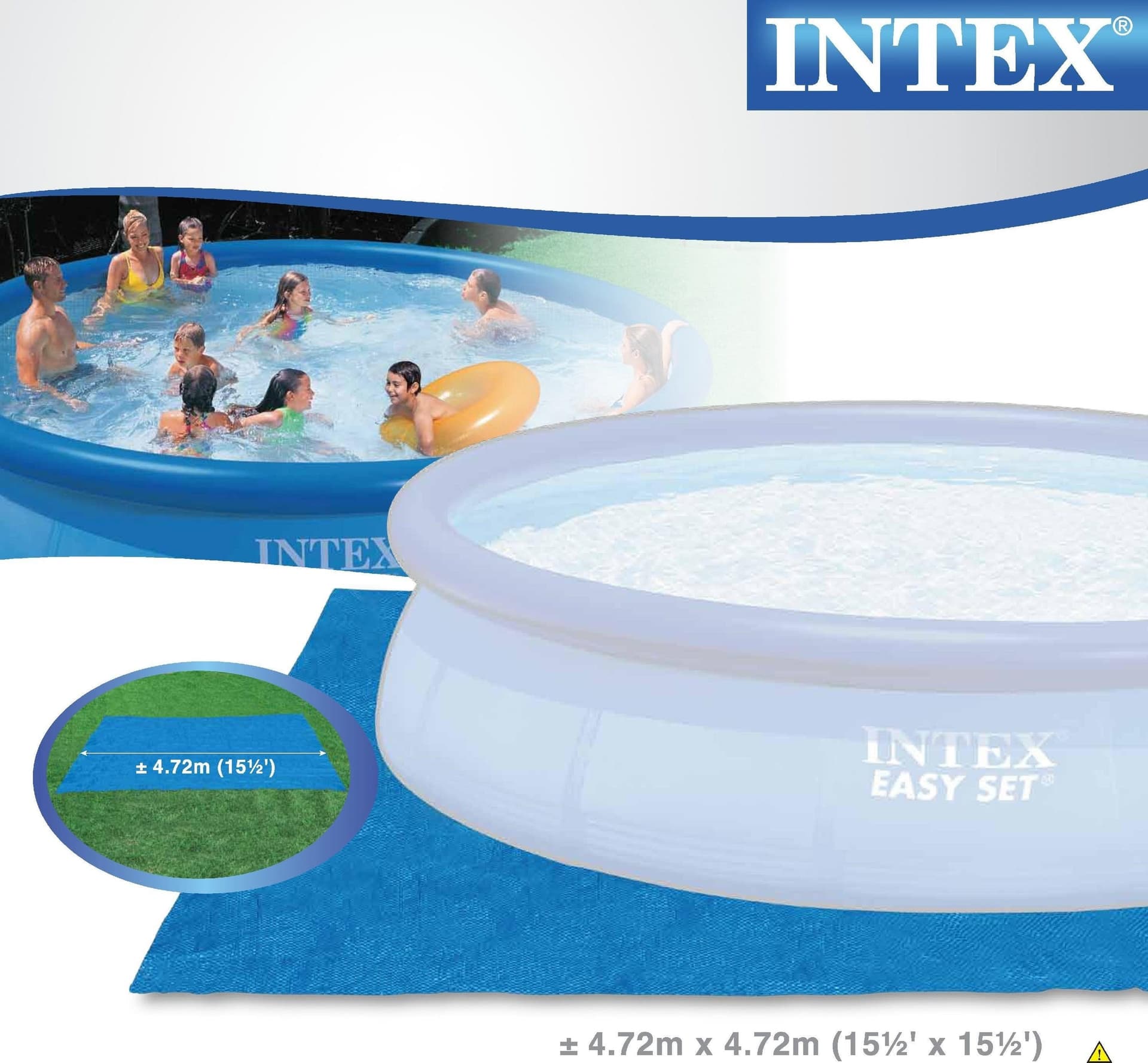 Telo di basamento, tappetino base per Piscina 472 x 472 cm - 2