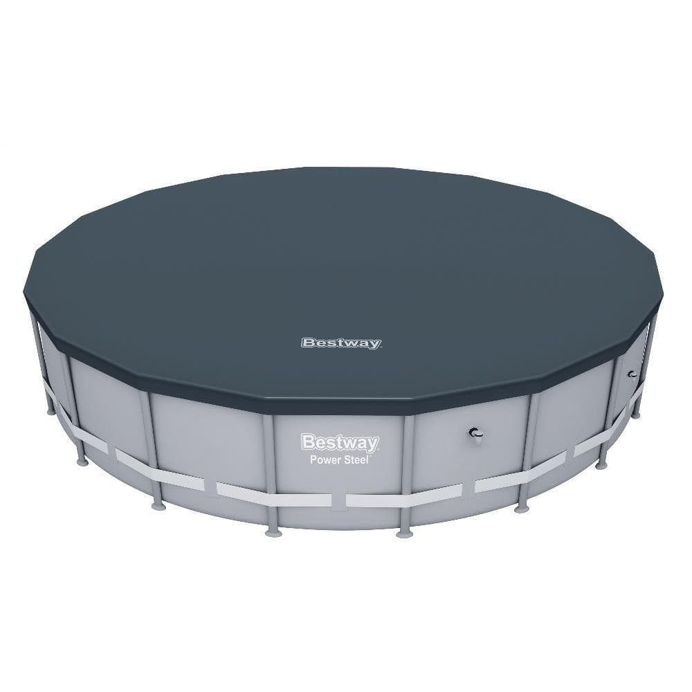 Telo di copertura per piscina tonda Bestway, copripiscina di ricambio - 12