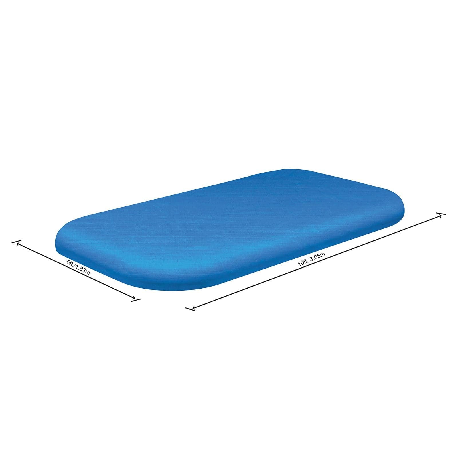 Telo di ricambio per copertura piscina rettangolare gonfiabile 305 x 183 cm - 2