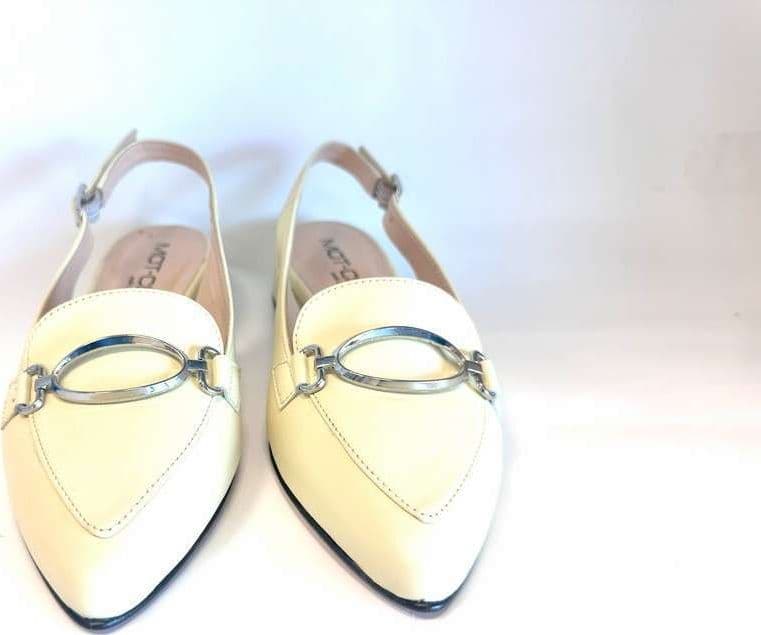 MOT - CLé' BY DONNA SOFT Slingback nappa crema - 2