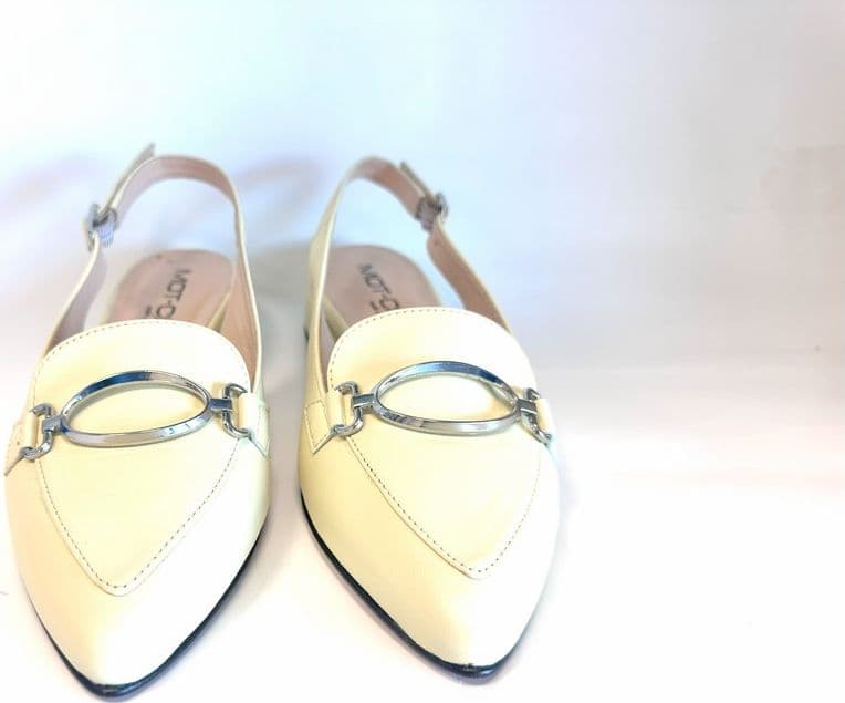 MOT - CLé' BY DONNA SOFT Slingback nappa crema - 2