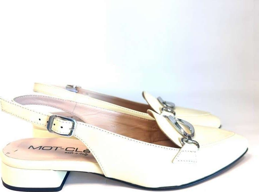 MOT - CLé' BY DONNA SOFT Slingback nappa crema - 3