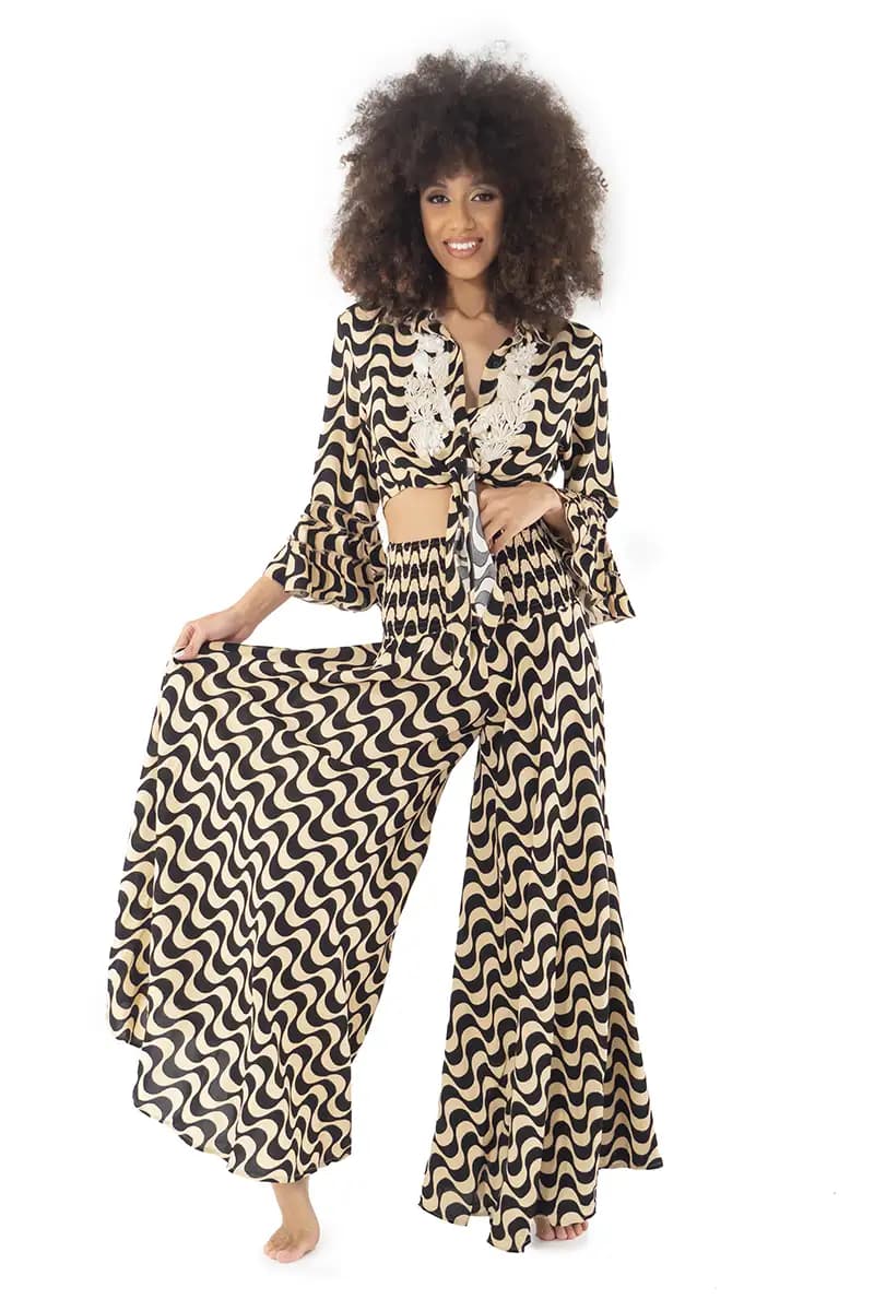 ICONIQUE Abbigliamento | Pantaloni palazzo - 3