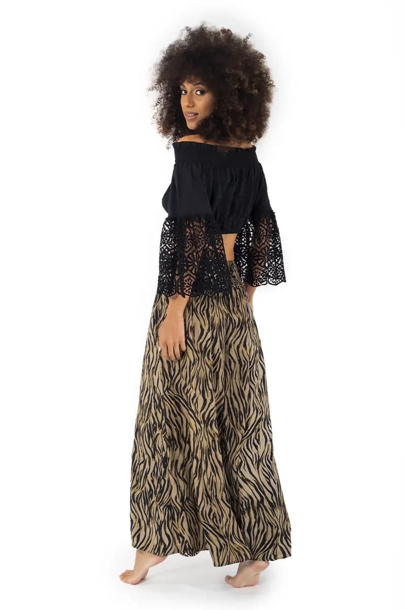 ICONIQUE Abbigliamento | Pantaloni palazzo - 4
