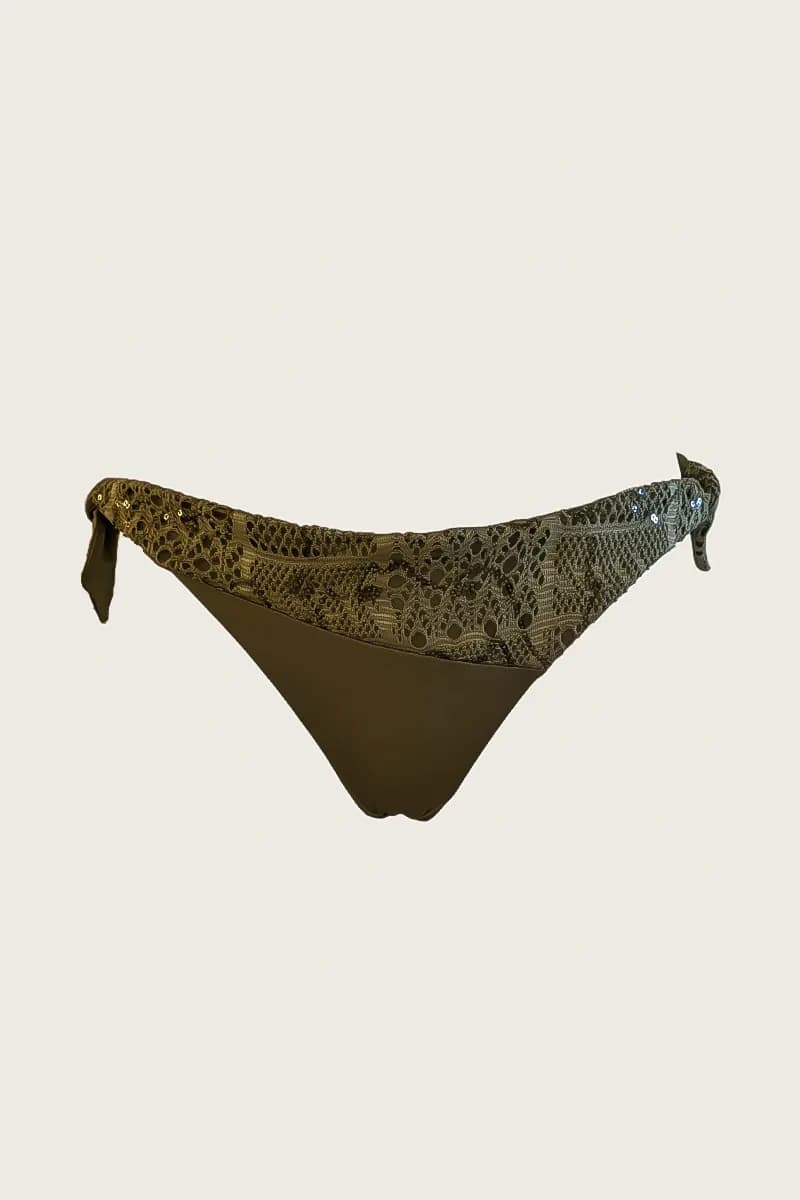 2BEkini | Bikini triangolo + slip fiocchi Jungle - 4