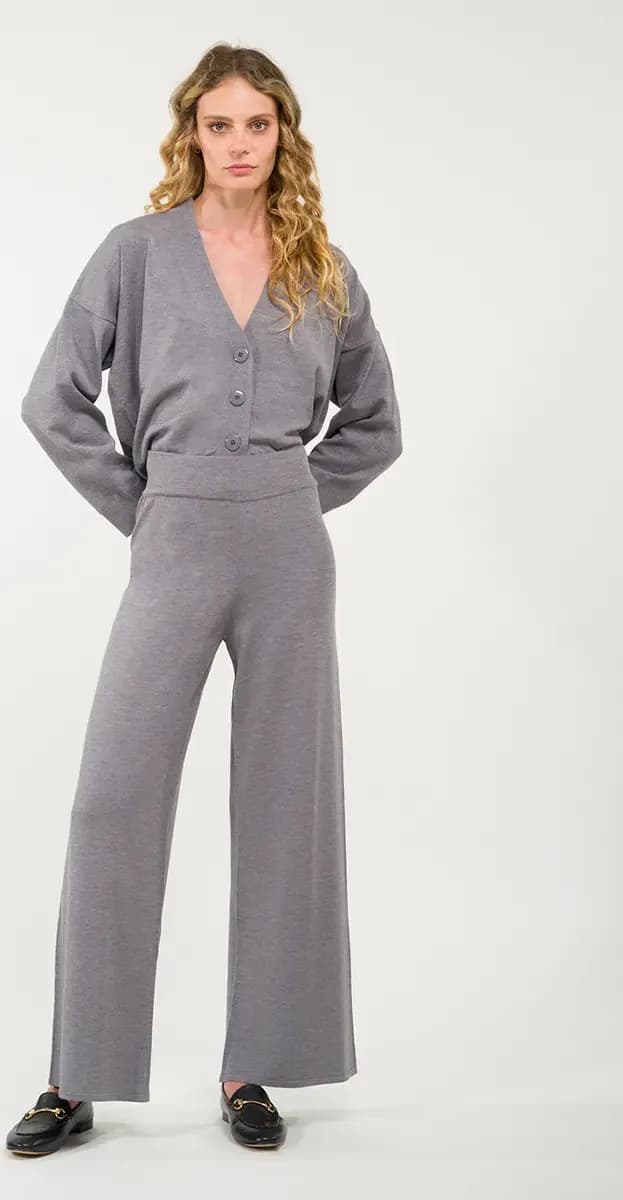 KONTATTO | Pantalone in maglia oversize - 3