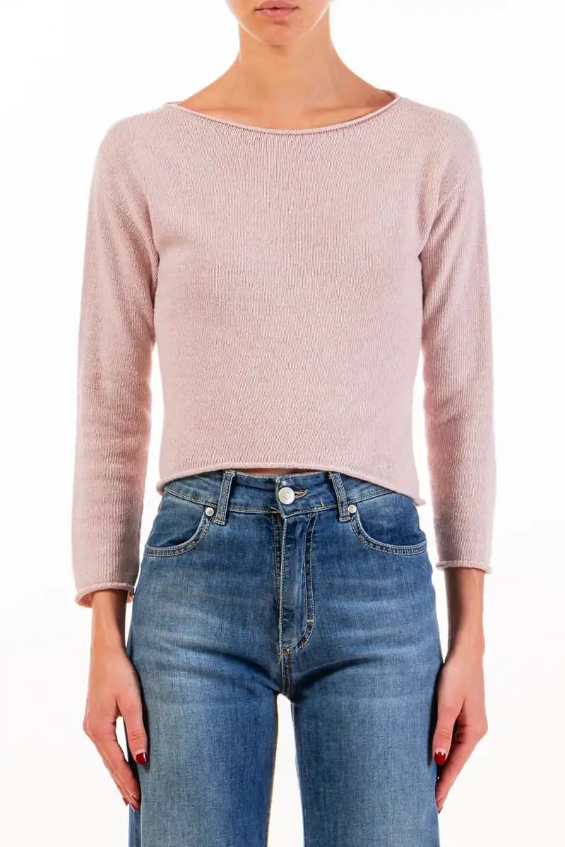KONTATTO | Maglia girocollo spacco schiena - 18
