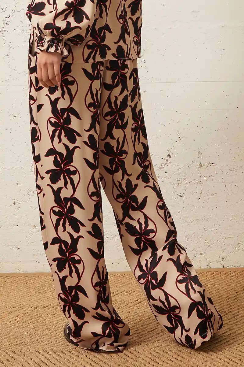 MOKI-B | Pantalone fiori - 2