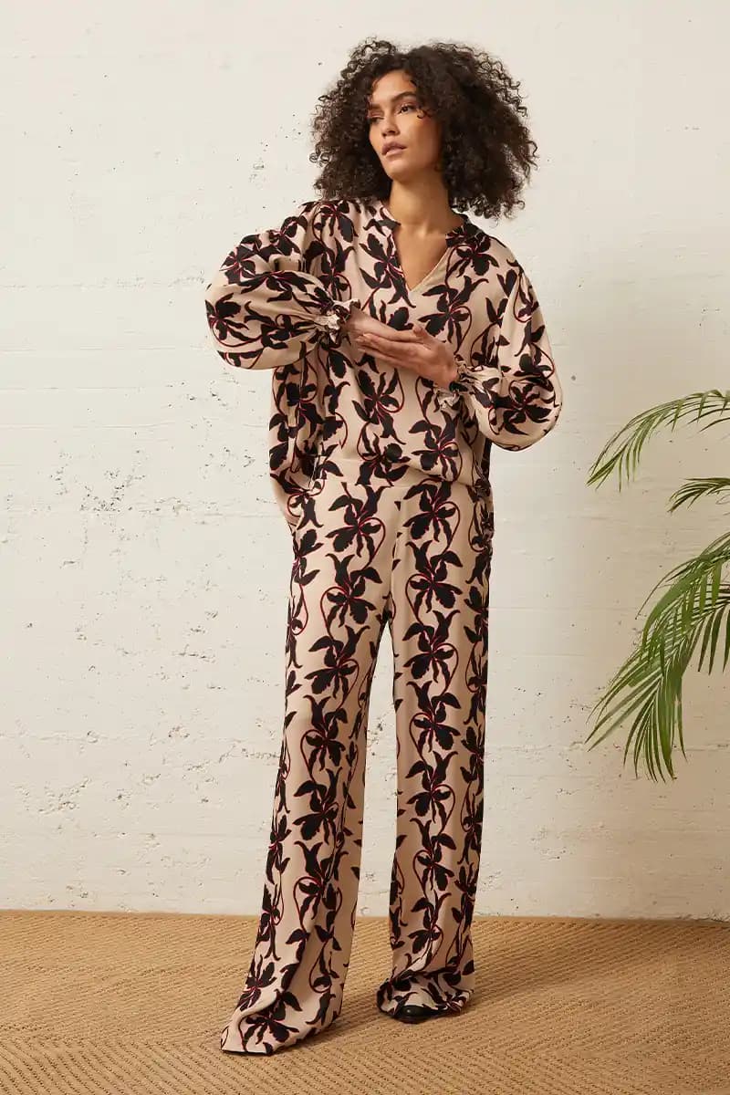 MOKI-B | Pantalone fiori - 3