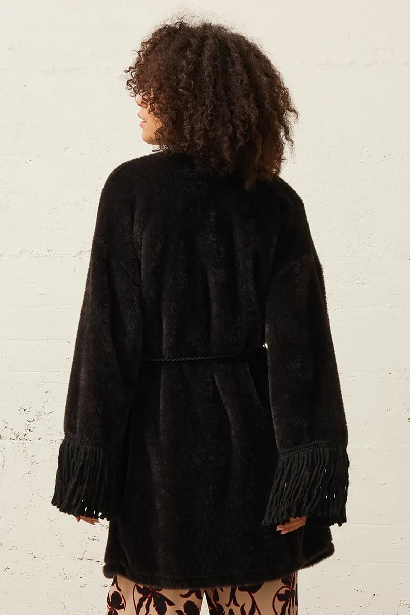 MOKI-B | Cardigan lungo frange - 2