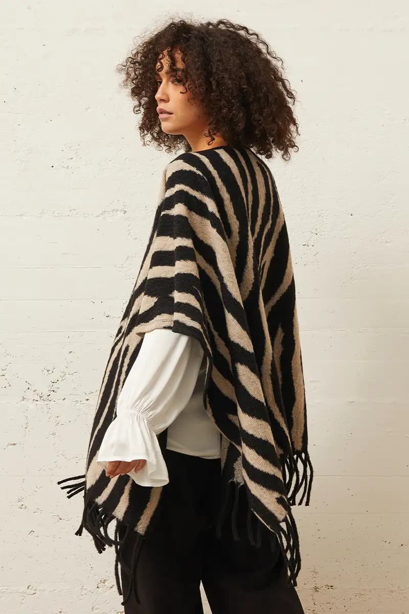 MOKI-B | Poncho animalier - 2