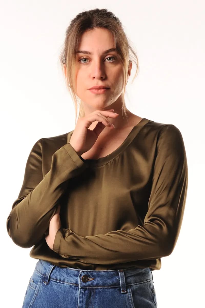 LOKITA | Blusa in raso - 2