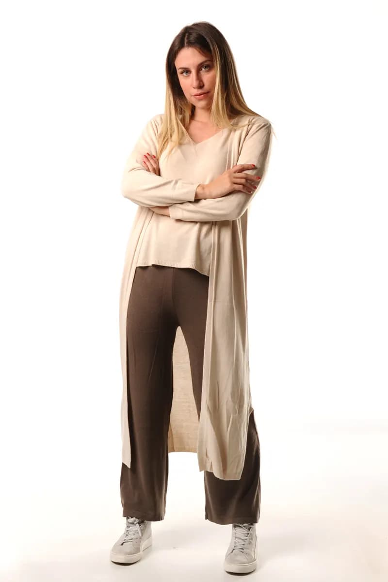 LOKITA | Cardigan lungo in maglia - 6