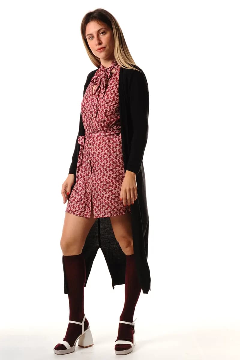 LOKITA | Cardigan lungo in maglia - 4