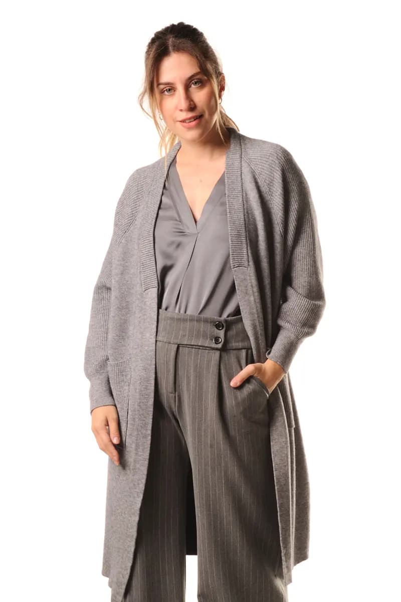 LOKITA | Maxi cardigan con tasche - 3