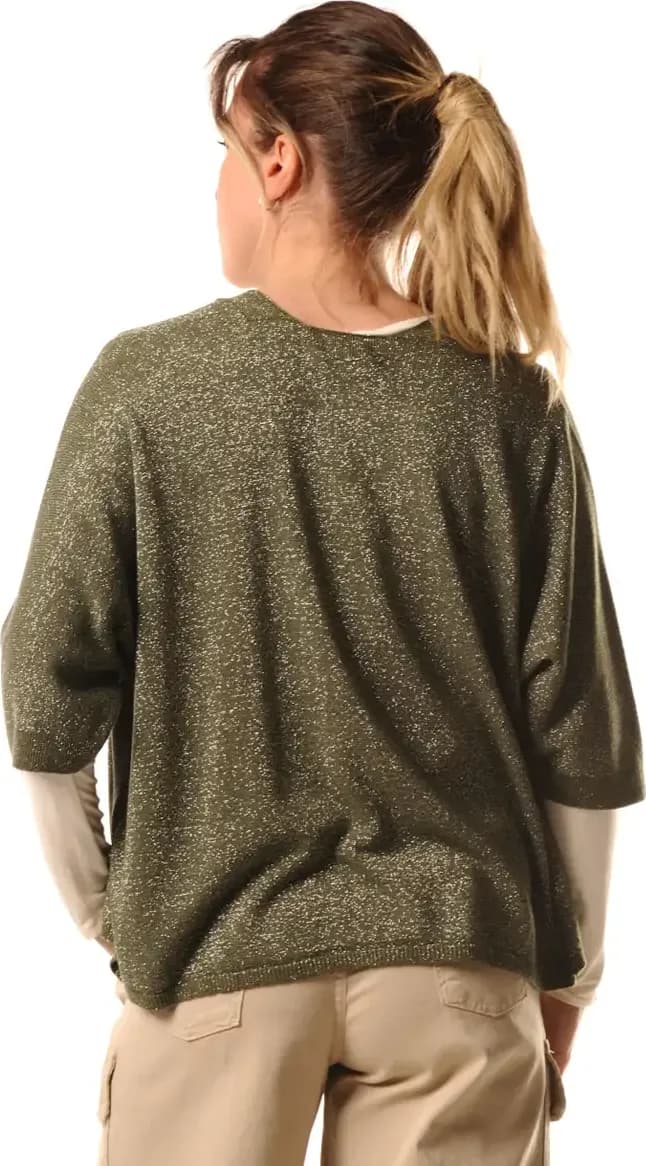 LOKITA | Cardigan corto filo lamè - 2