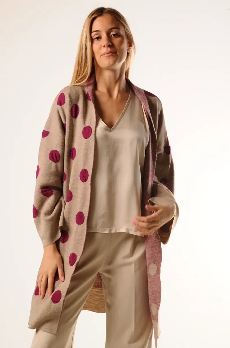 LOKITA | Kimono in maglia pois - 3