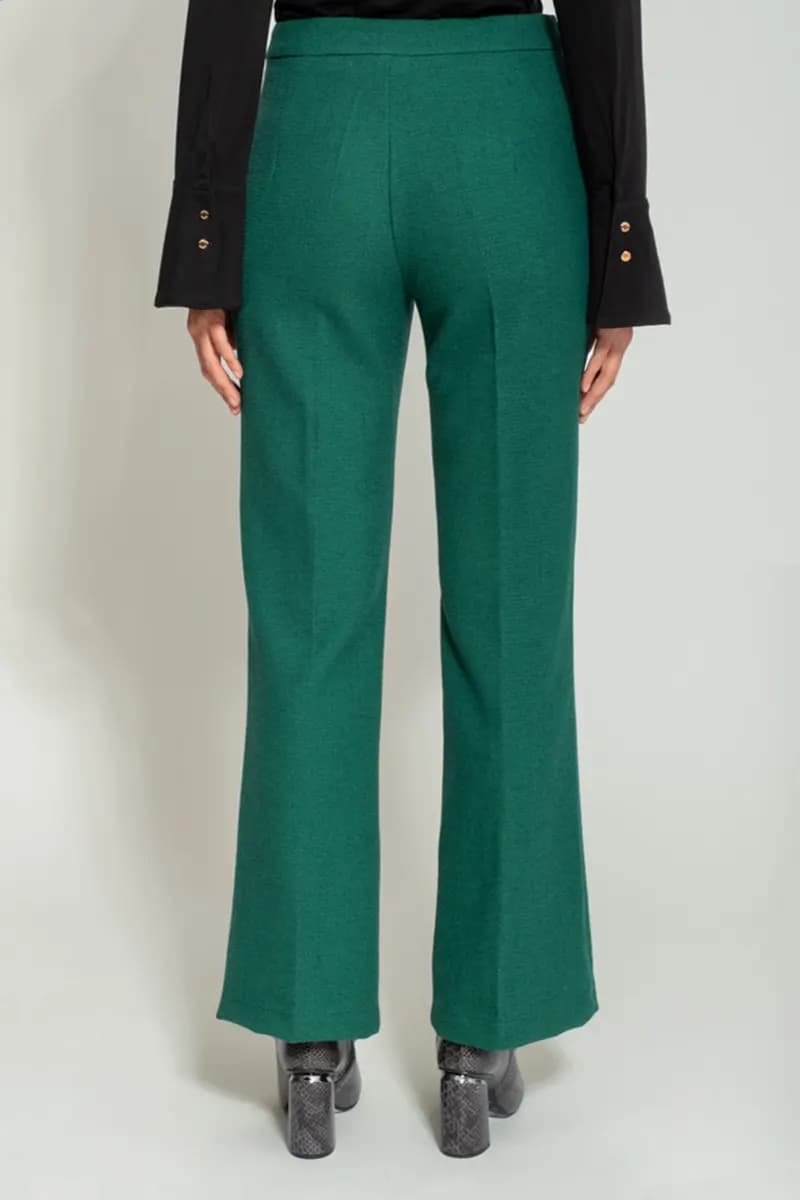 GOA GOA | Pantalone piquet trombetta - 2
