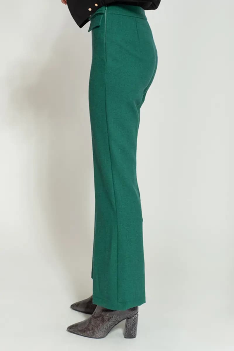 GOA GOA | Pantalone piquet trombetta - 3