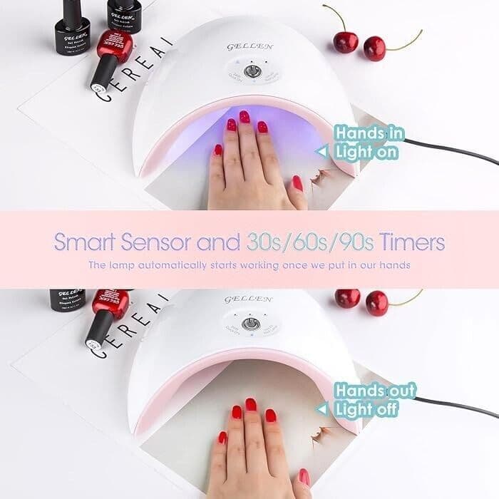 Lampada per asciugatura unghie LED UV 36W per smalto gel - Macchina per manicure - 2