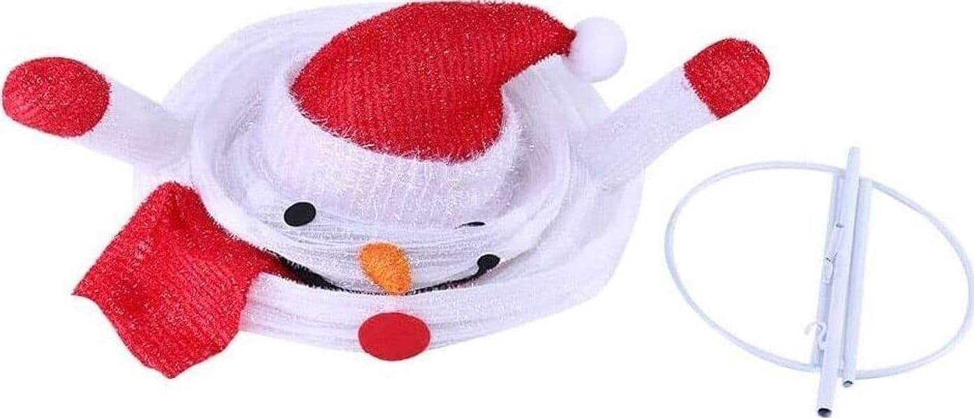 Pupazzo di neve con luci scintillanti multiuso, Pupazzo di neve di Natale - 2