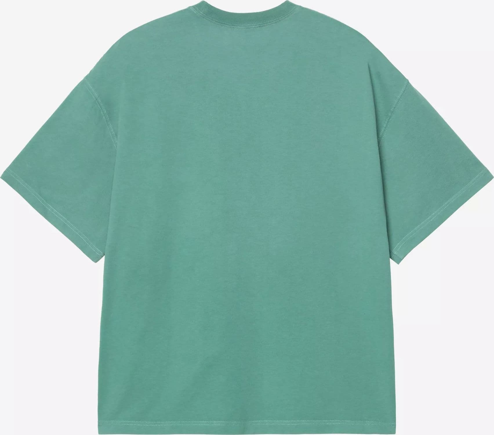 T-shirt Carhartt  Hudson pocket chalk washed green - 2